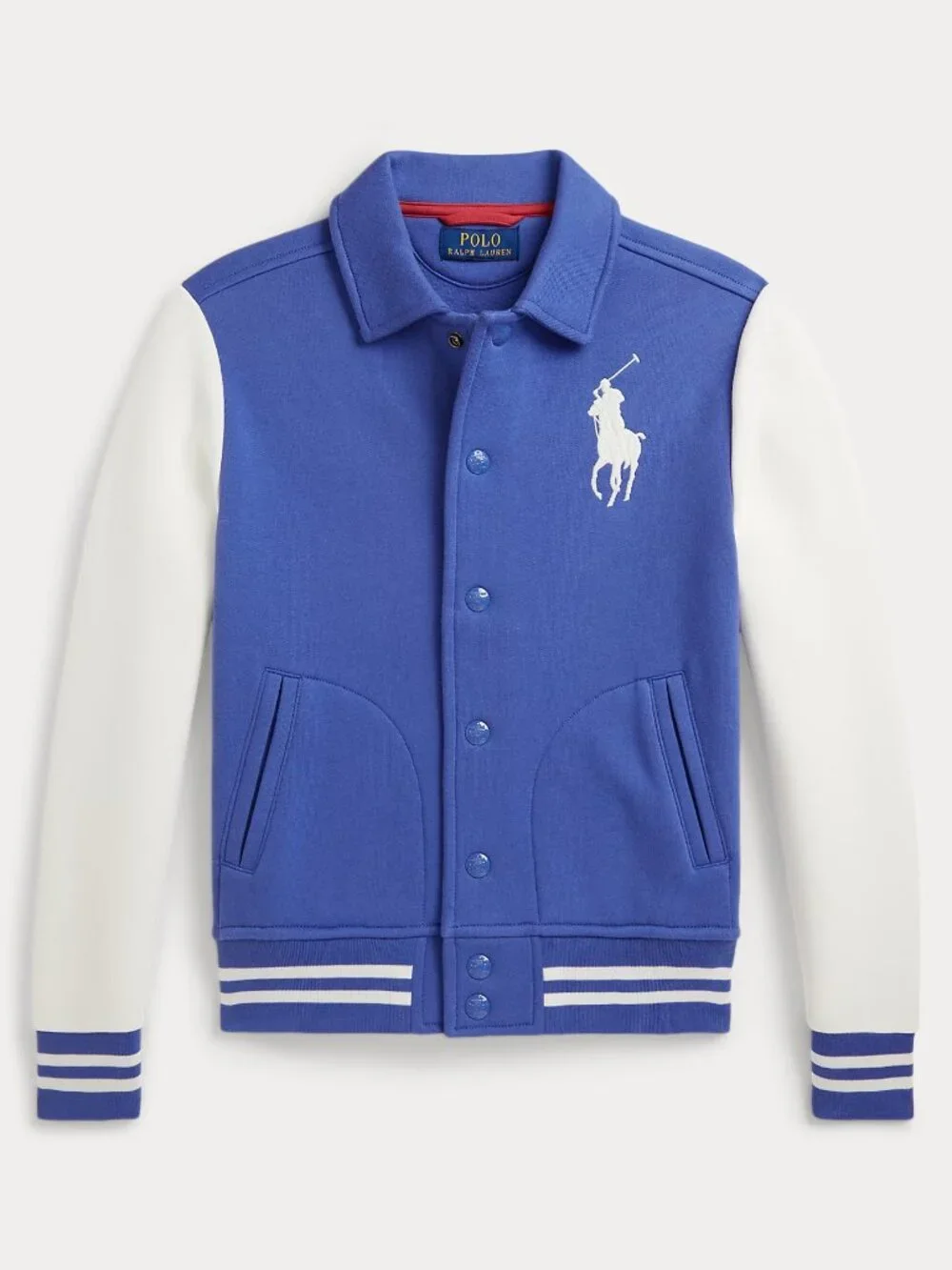 Ralph Lauren Big Pony Fleece Baseball Jacket with Gift Box NWT  Great for Fall!